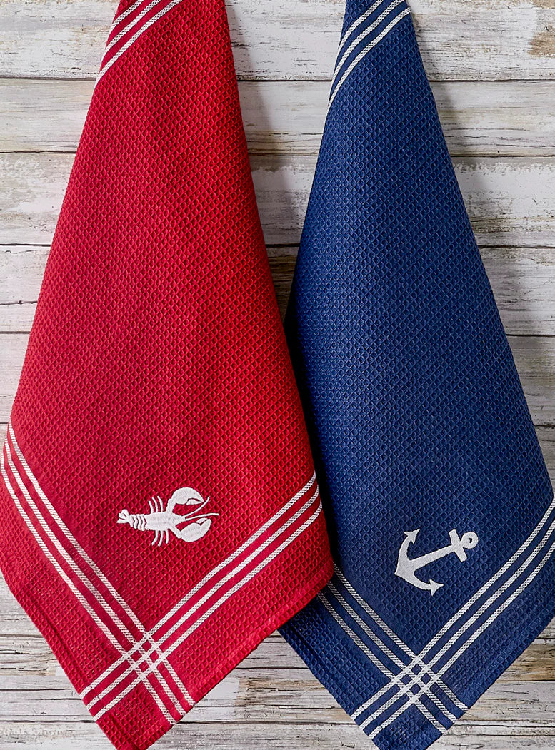 Nantucket Embroidered Dishtowel (2 Styles)