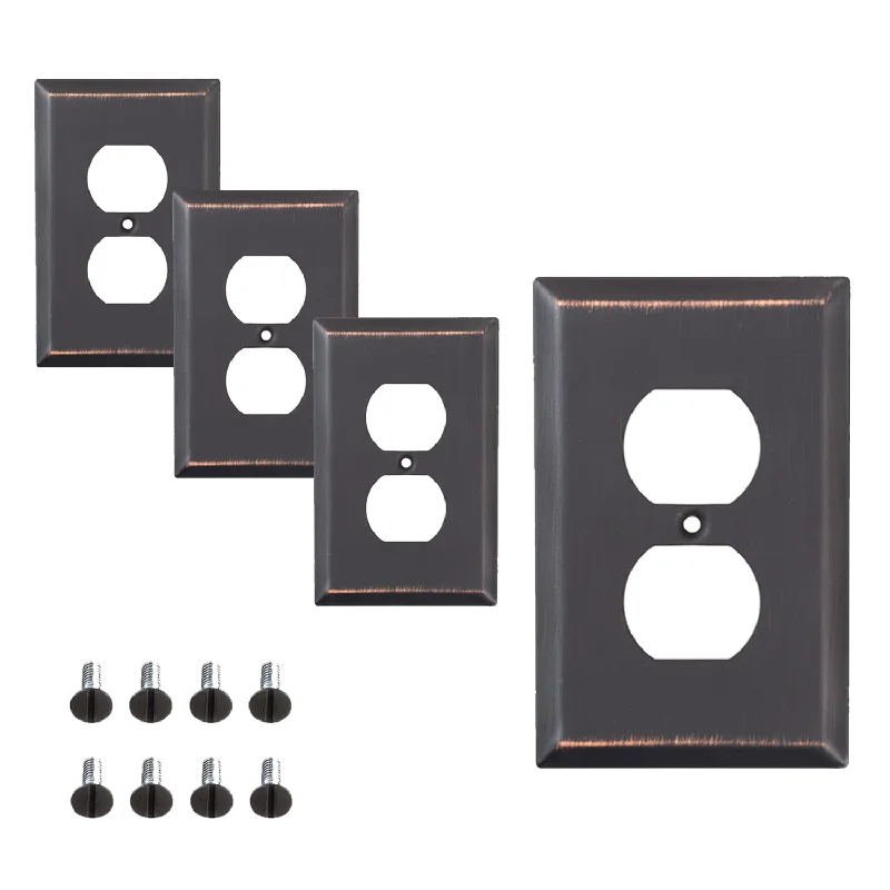 Oil Rubbed Bronze Outlet Covers And Switch Plates Decorative Wall Plate Light