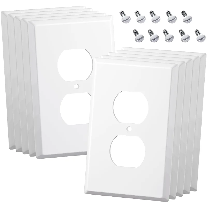 Outlet Covers Wall Plates - Duplex Receptacle Outlet Covers, Electrical 1-Gang