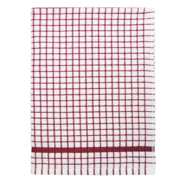 Poli Dri Tea Towel Burgundy