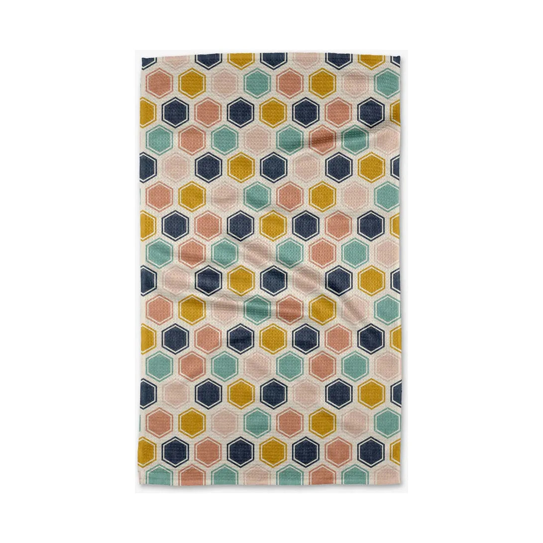 Pollen Patchwork Geometry Tea Towel