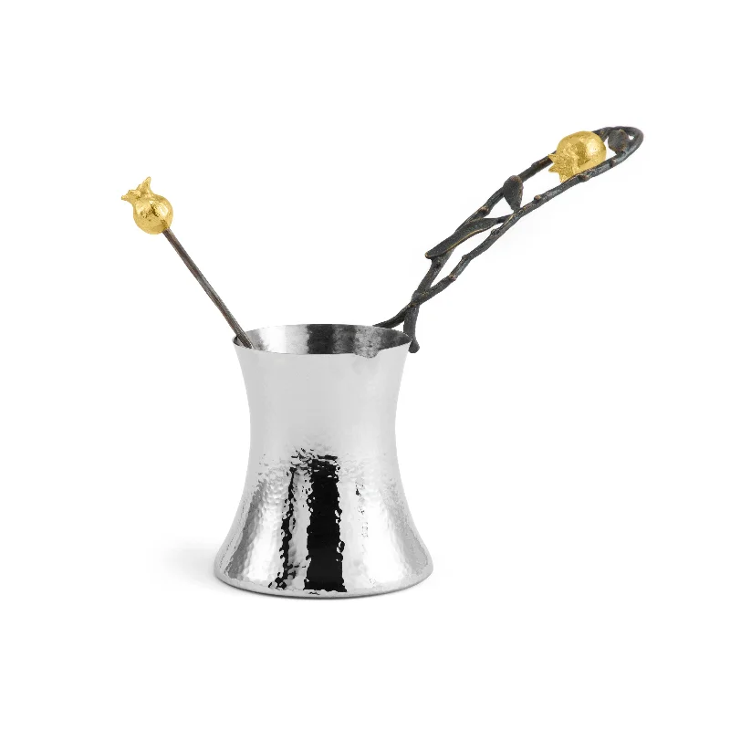 Pomegranate Coffee Pot with Spoon