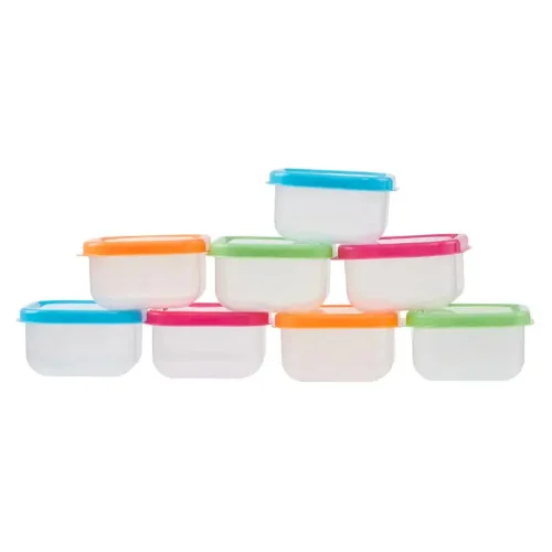 Premier Set of 8 Mini Storage Plastic Containers -1209766