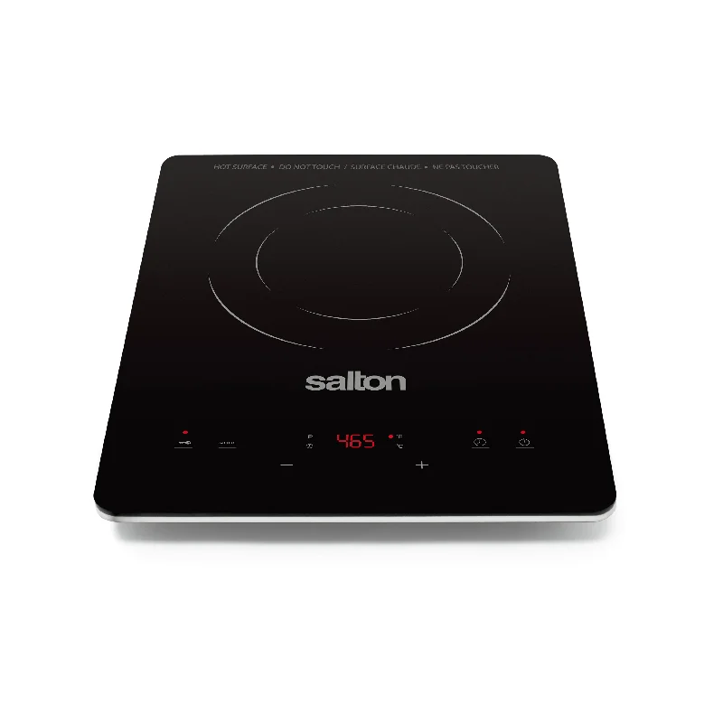 Salton Portable Induction Cooktop Cool Touch LED Display Cooke