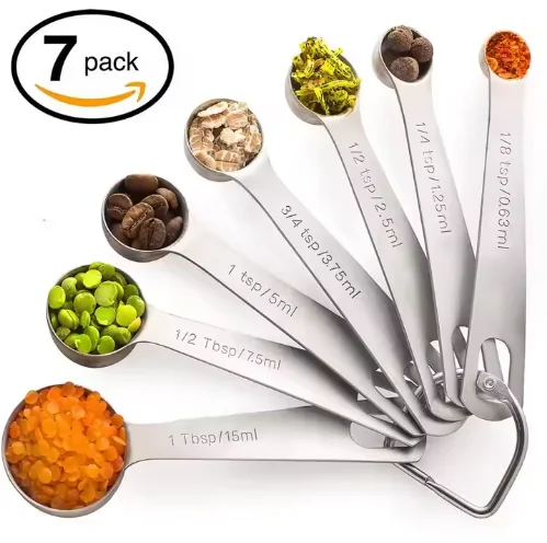 Measuring Spoon Set 7 pc  Stainless Steel  RTTSPSET