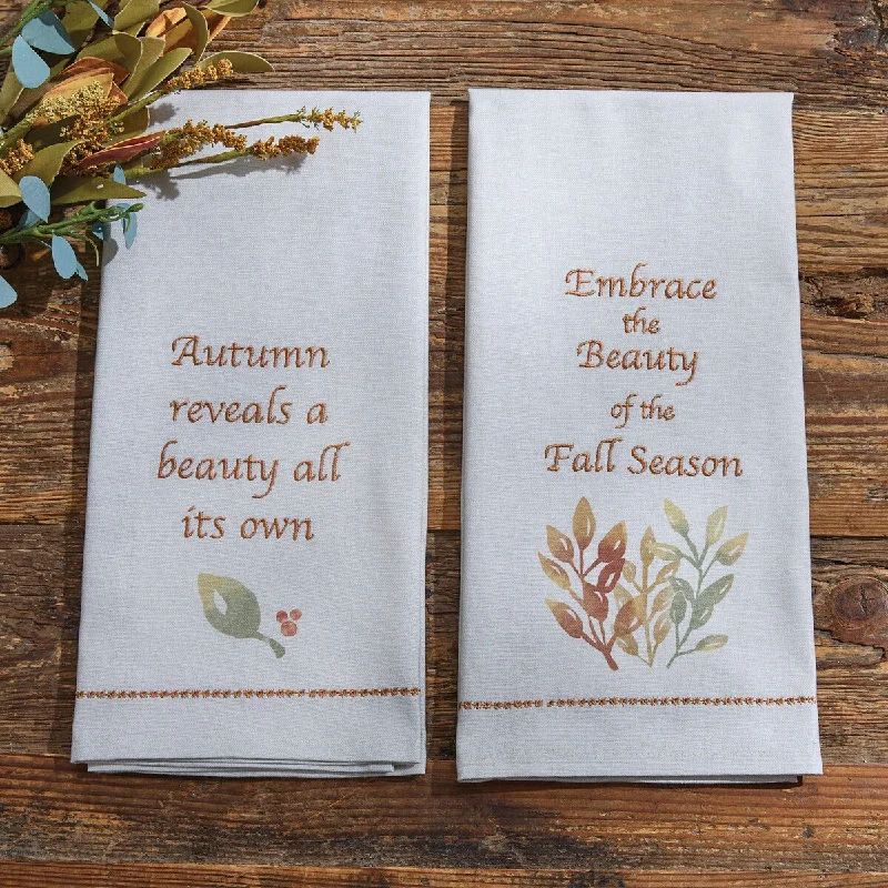 Beauty of Fall Kitchen Dish Towels