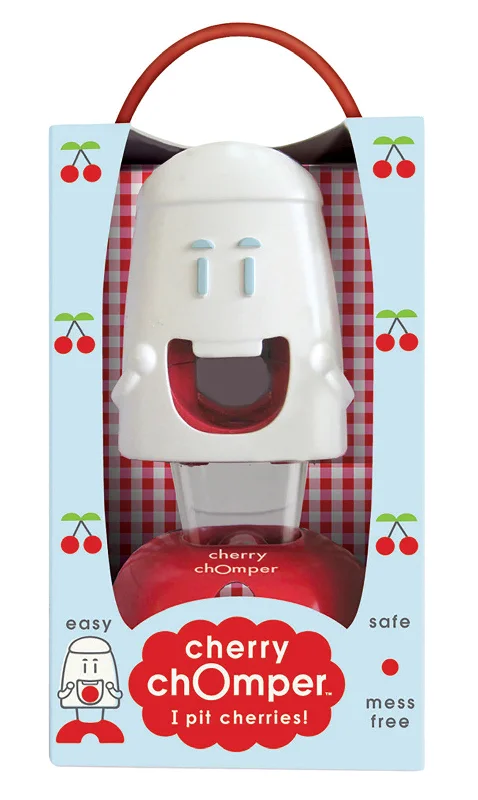 Talisman Designs Cherry Chomper Cherry Pitter, Set of 1, White