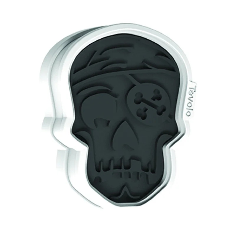 Tovolo Skull Cookie Cutter Set of 6 Stamps with Cutter, Black/White