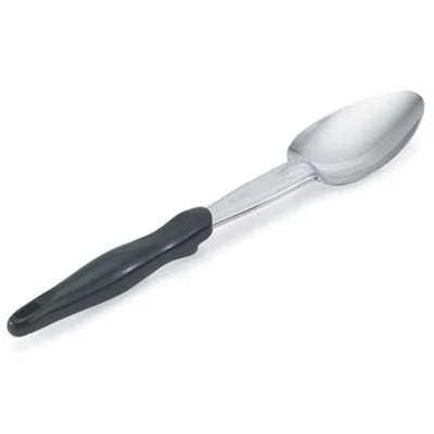 Vollrath 14" Solid Serving Spoon, Heavy Duty, Black Handle