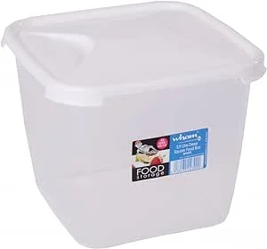 Wham Cuisine 3.9L Deep Square Food Box & Lid Clear - 12390