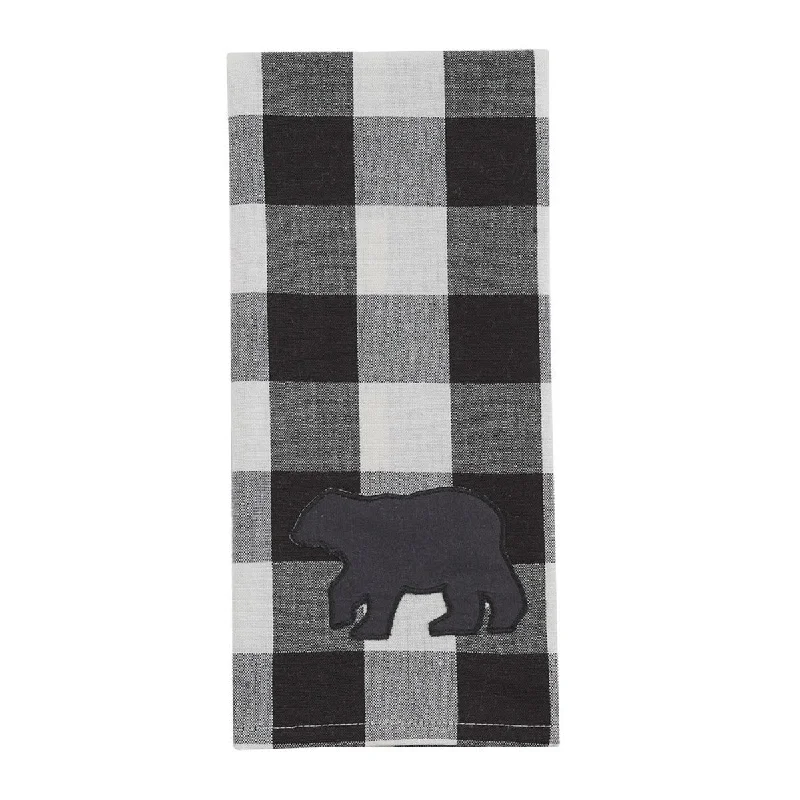 Wicklow Check Bear Dishtowels - Set of 2 Park Designs