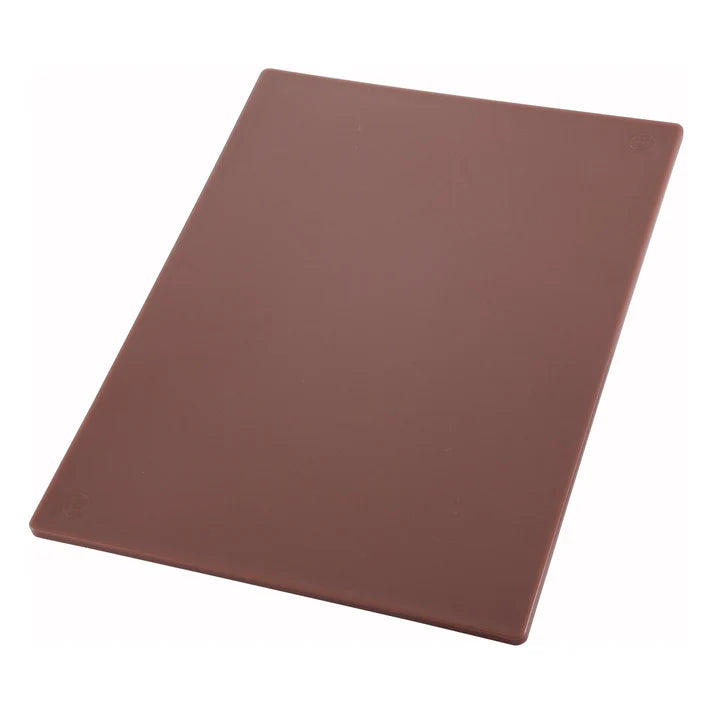 Winco 12" x 18" Cutting Board, Brown - CBBN-1218