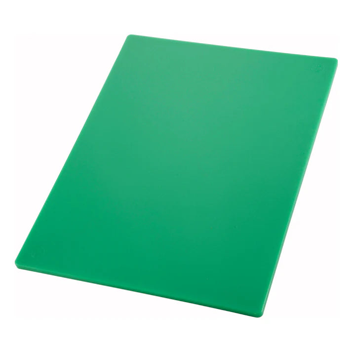 Winco 12" x 18" Cutting Board, Green - CBGR-1218