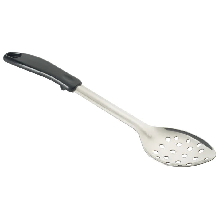 Winco 13" Perforated Basting Spoon with Black Handle - BHPP-13