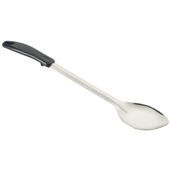 Winco 15" Solid Basting Spoon, Black Handle - BHOP-15