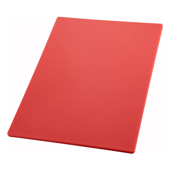 Winco 15" x 20" Cutting Board, Red - CBRD-1520