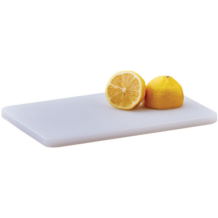 Winco 6" x 10" Cutting Board, White - CBWT-610