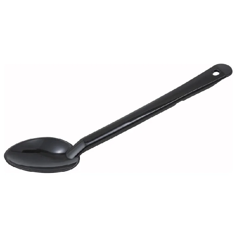 Winco Curv 13" Serving Spoon, Black