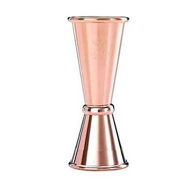 Barfly 1 & 1.5 Oz Japanese Style Jigger, Copper Plated