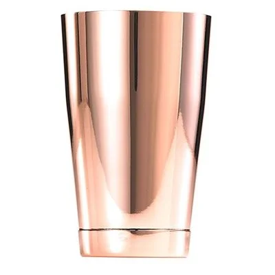 Barfly 18 Oz Half Size Cocktail Shaker Tin, Copper Plated