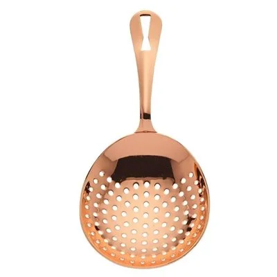 Barfly 6.5" Julep Strainer, Copper Plated