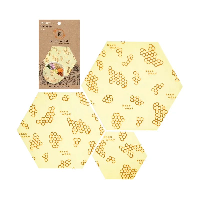 Bee's Wrap HexHugger™ Bowl Covers 3 Pack - Honeycomb