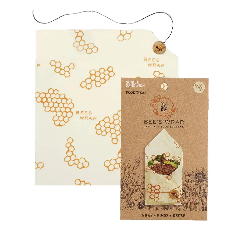 Bee's Wrap - Sandwich Wrap - Honeycomb Print