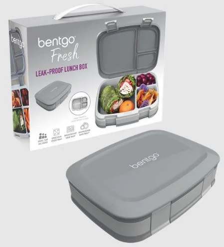 Bentgo Fresh Leak Proof Bento Lunch Box - Grey