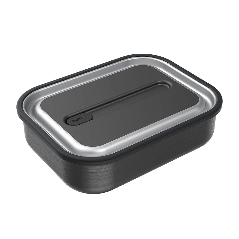 Bentgo Stainless Steel Leak-Proof Lunch Box Carbon in Black