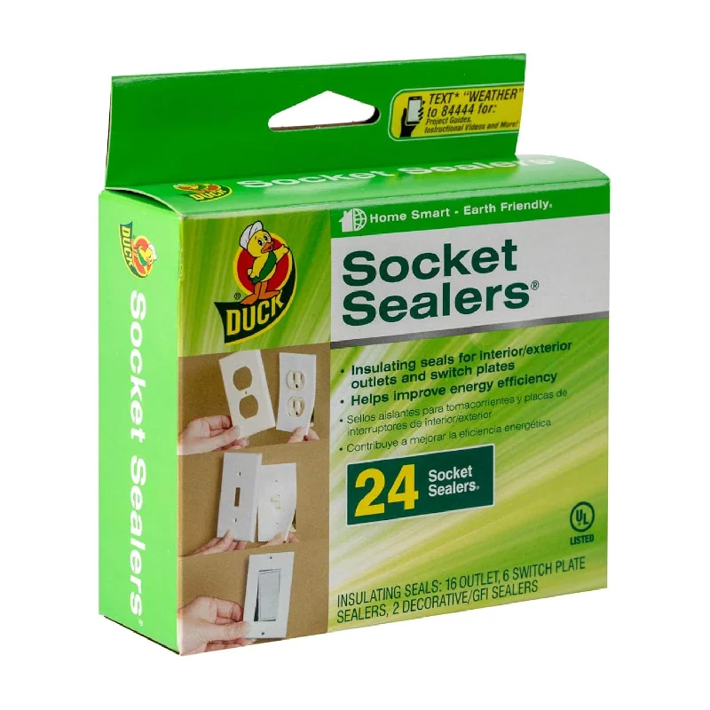 Brand Socket Sealers Variety Pack, 16 Outlet Sealers And 6 Switch Plates, 2 De