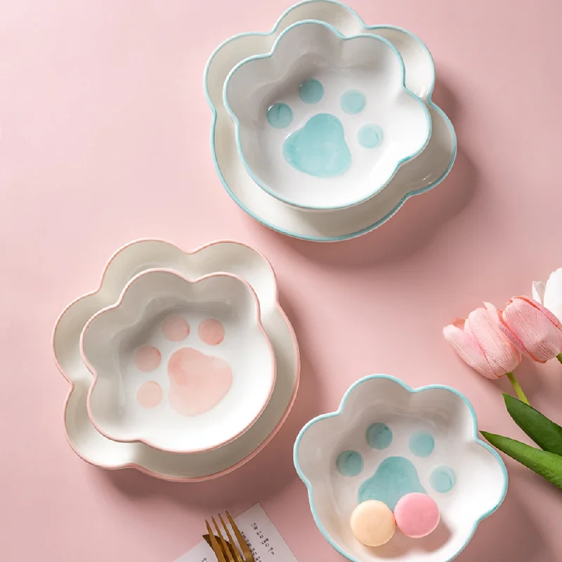 Ceramic Paw Plates