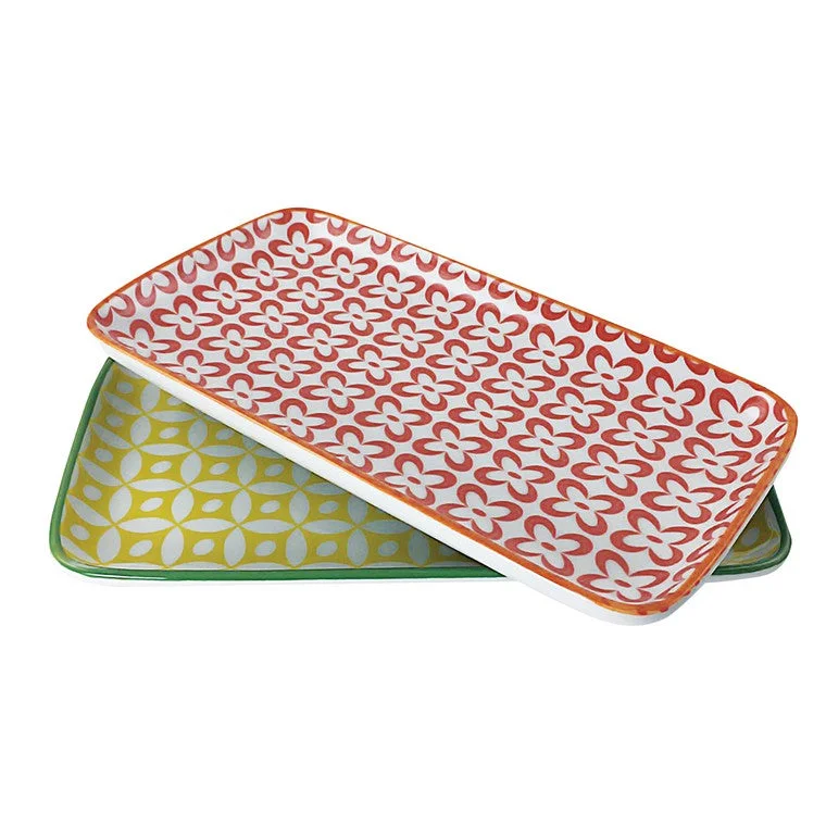 Moroccan Rectangle Platter, 18cm