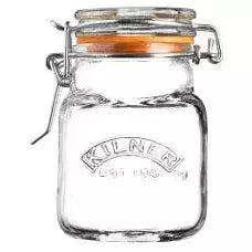 Clip Top Square Spice Jar 70ml