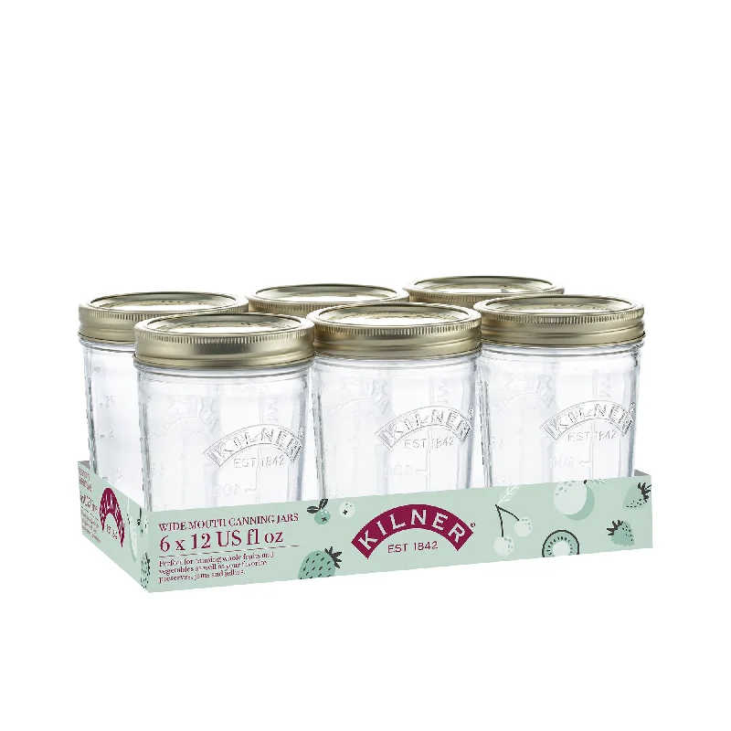 Kilner Wide Mouth Preserving Set/6 350ml