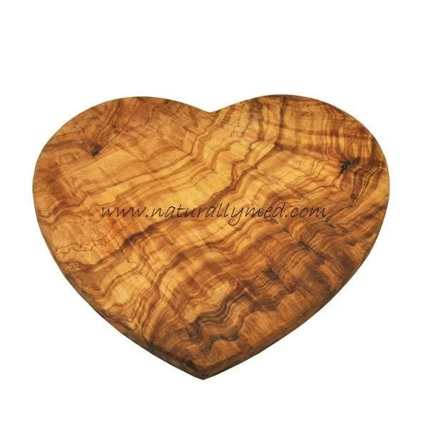 Olive Wood Heart Shaped Board 8.25”