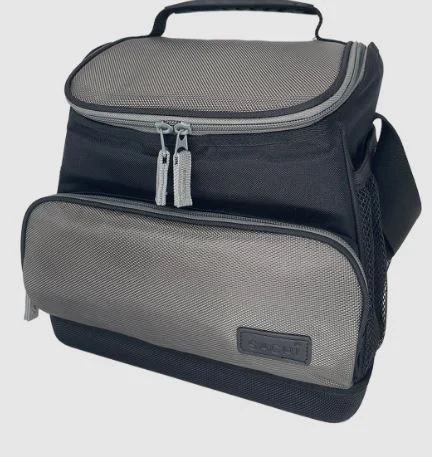 Sachi "rugger" Insulated Cooler Bag 12l - Black-silver