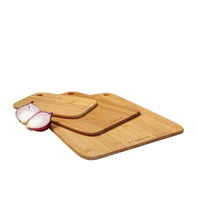 Scanpan Bamboo Cutting Board Set 3pc